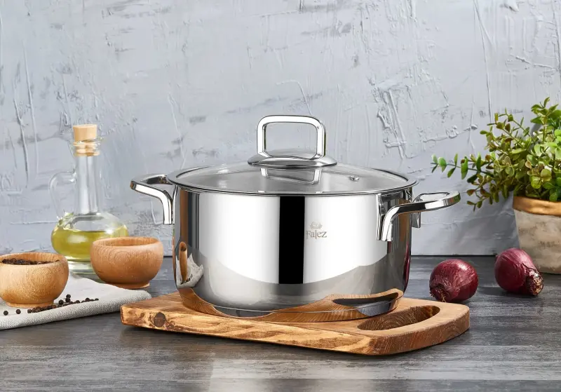 FALEZ VENTO 26 CM ÇELİK DERİN TENCERE 7,1 LT