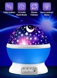STAR MASTER GECE LAMBASI mor