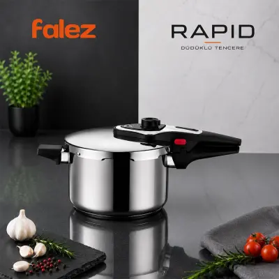 Falez Rapid 4 LT Düdüklü Tencere ( TANITIM FİYATI ) 
