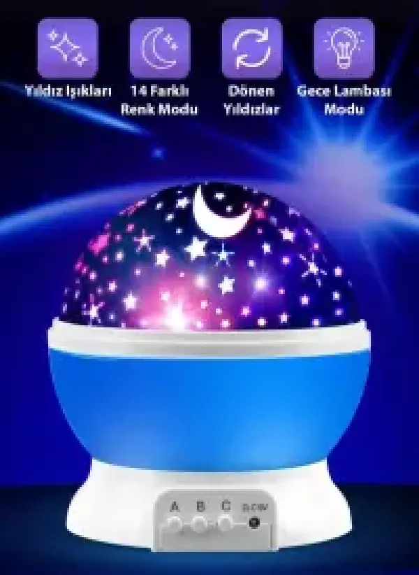 STAR MASTER GECE LAMBASI pembe